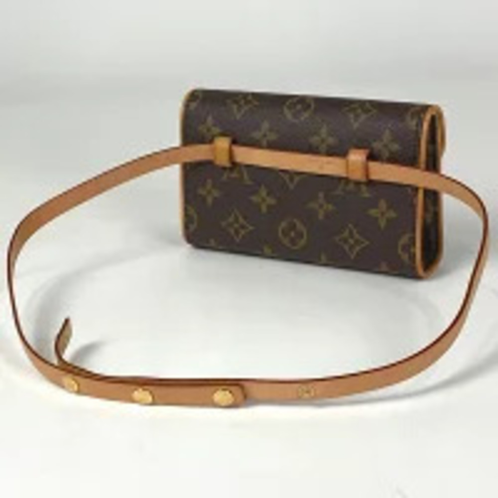 Louis Vuitton Belt Crossbody Florentine Pochette Waist Clutch Bum Bag Body Black